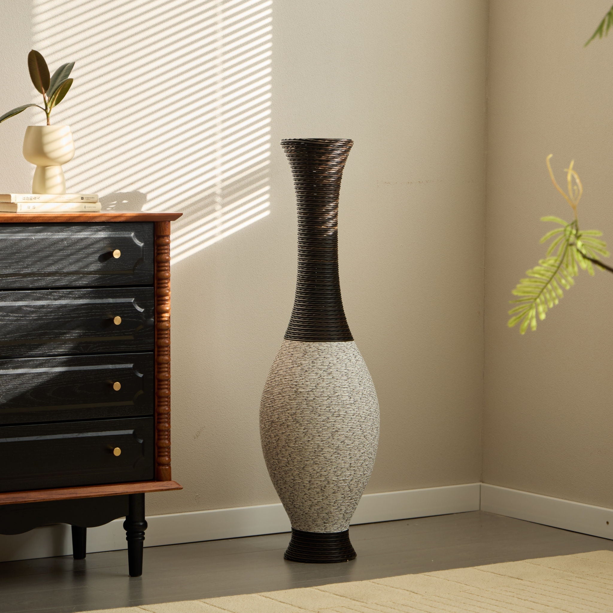 Tall Designer Floor Vase