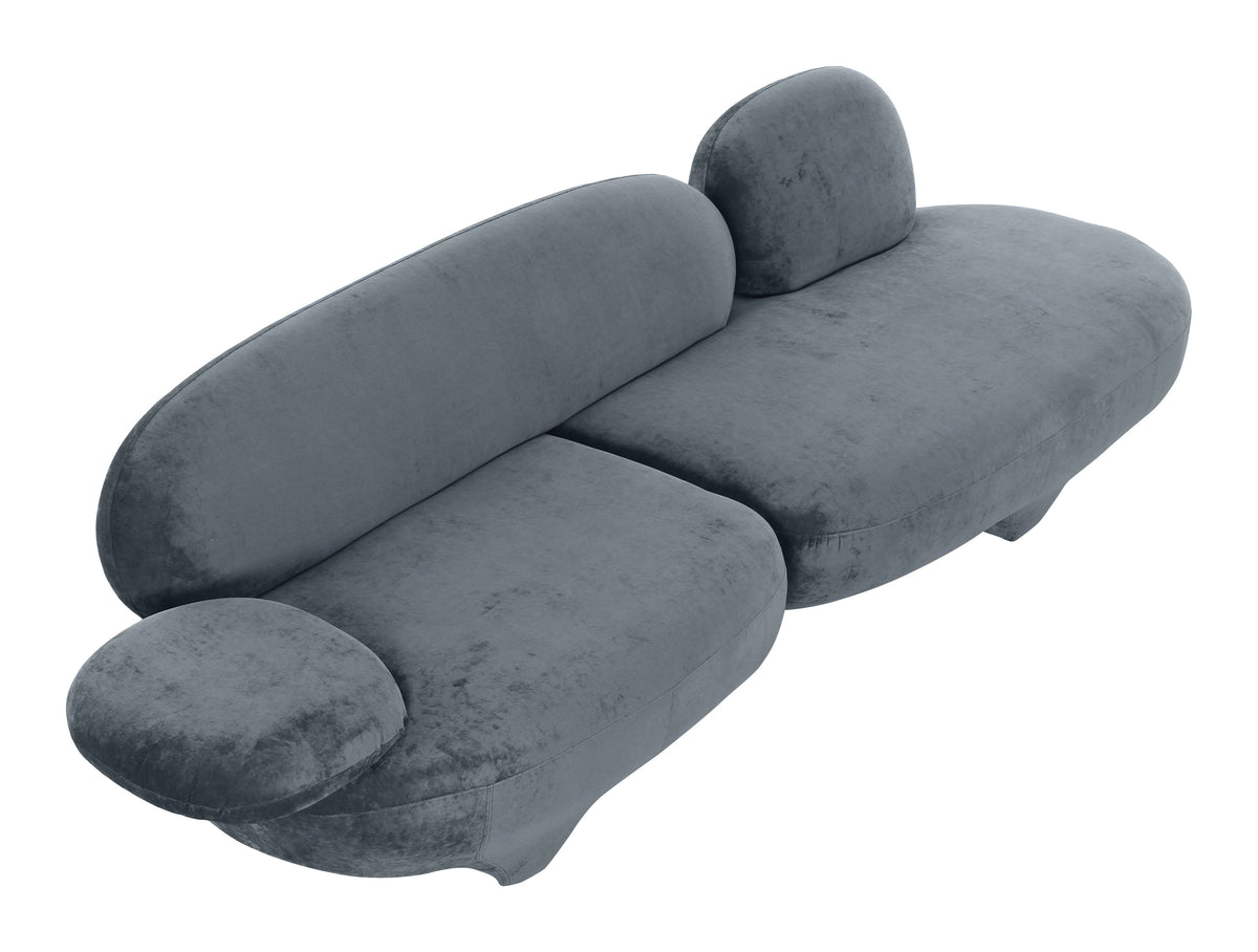 Oblak Sofa Storm Gray by Zuo Modern