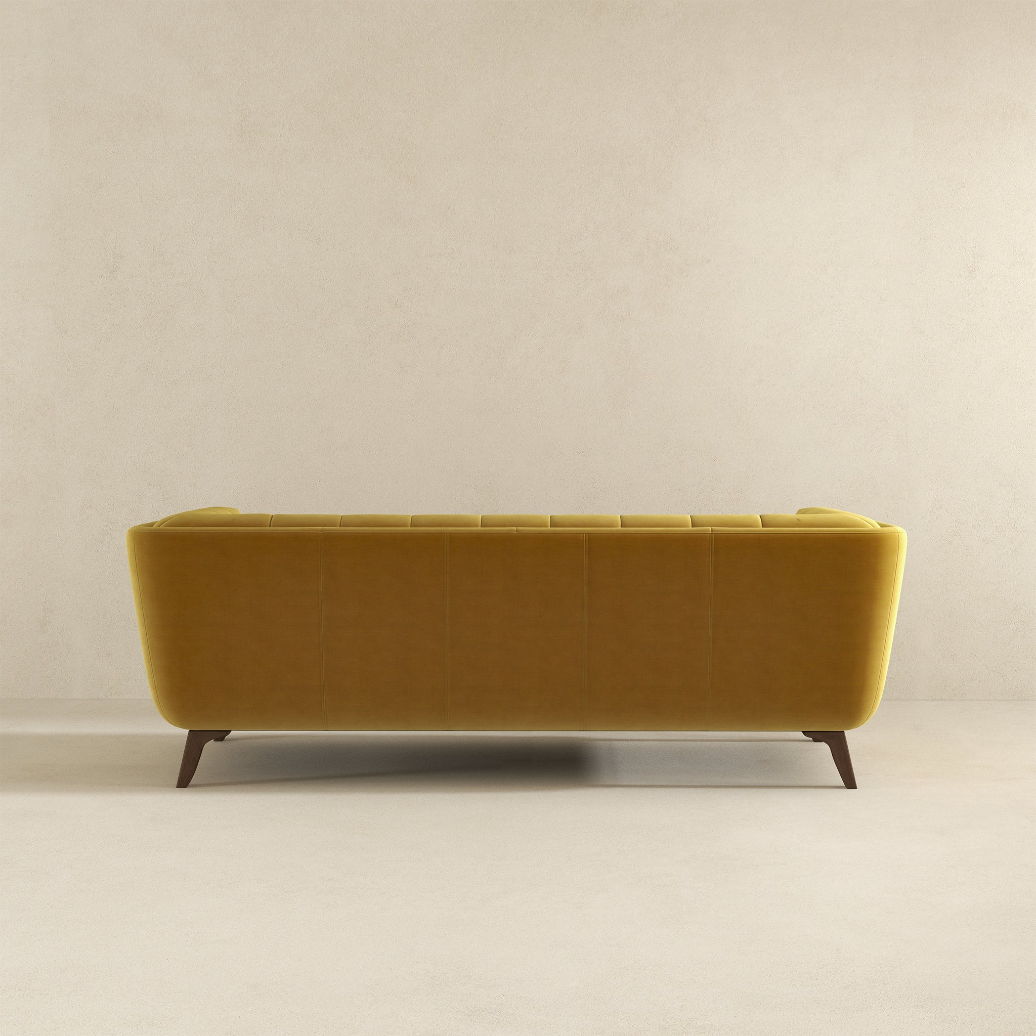 Addison Large Gold Velvet Sofa