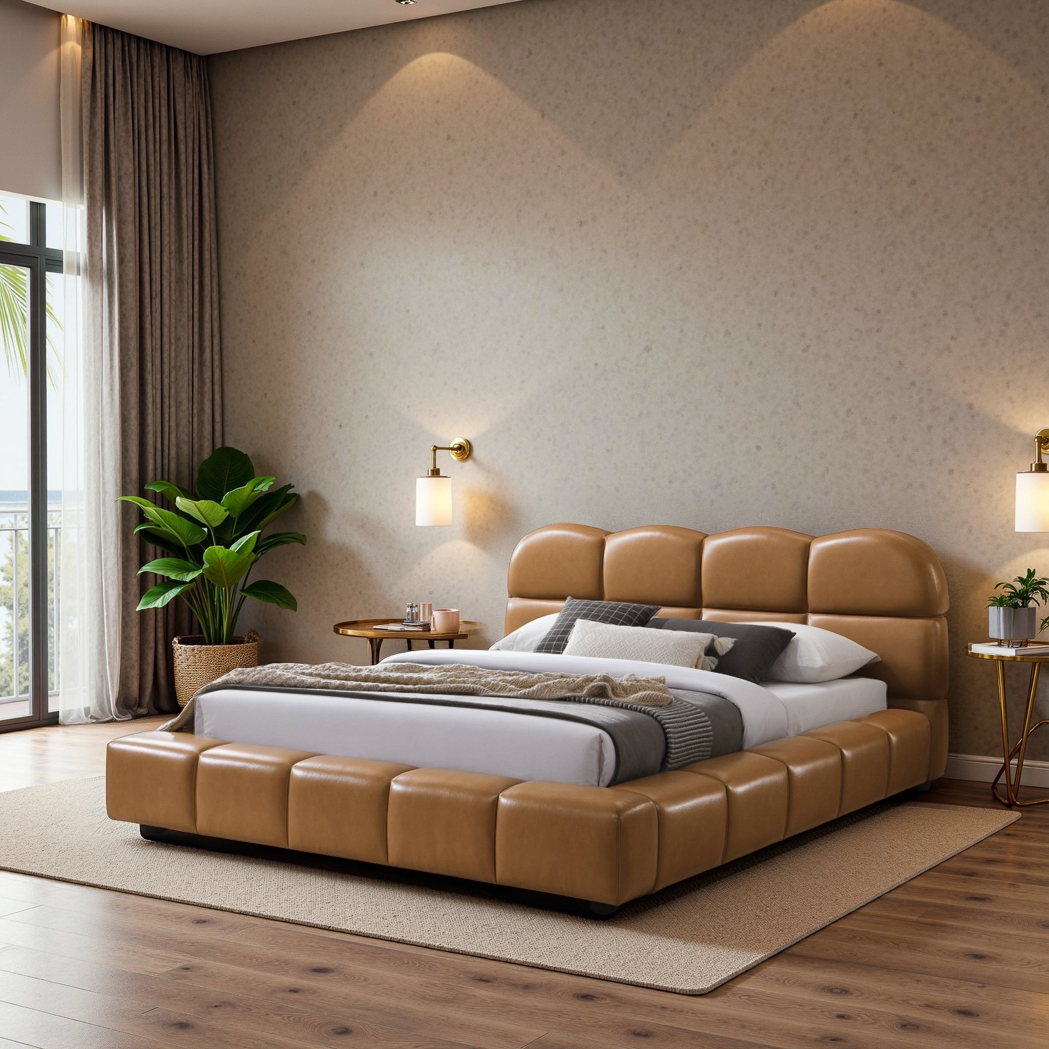 Roswell Luxurious Queen Size Platform Bed