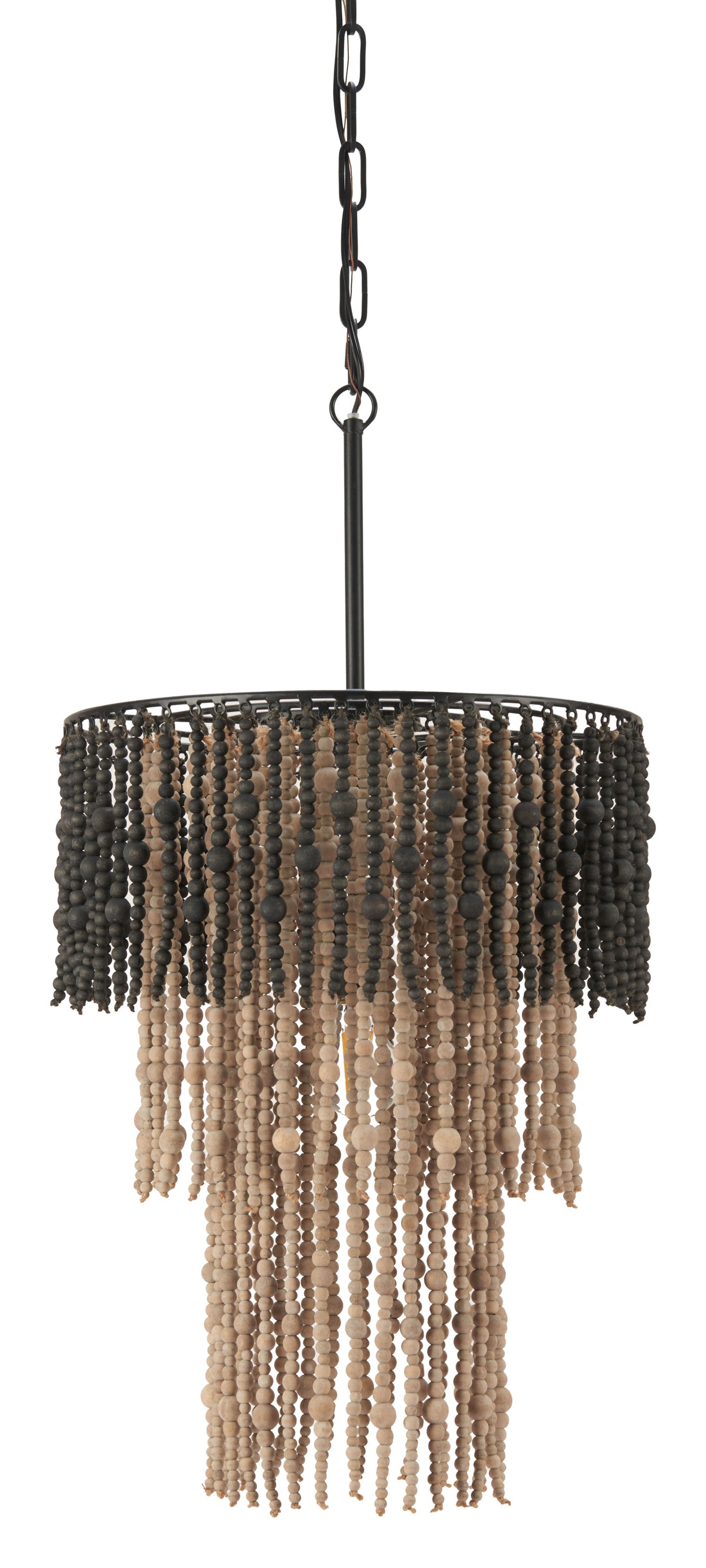Bizu Ceiling Lamp Black & Beige by Zuo Modern