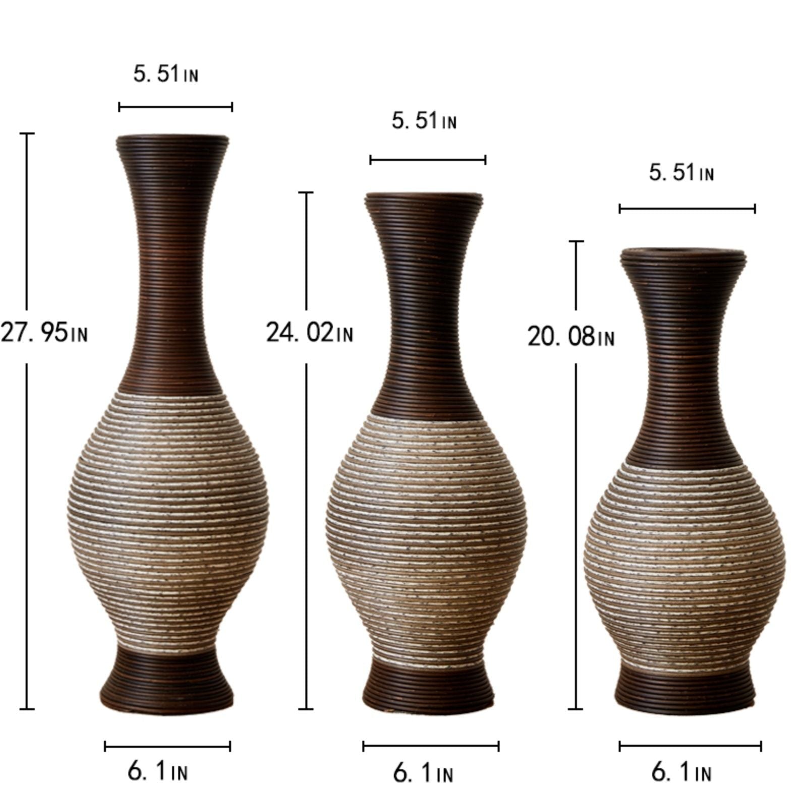Tall Designer Floor Vase