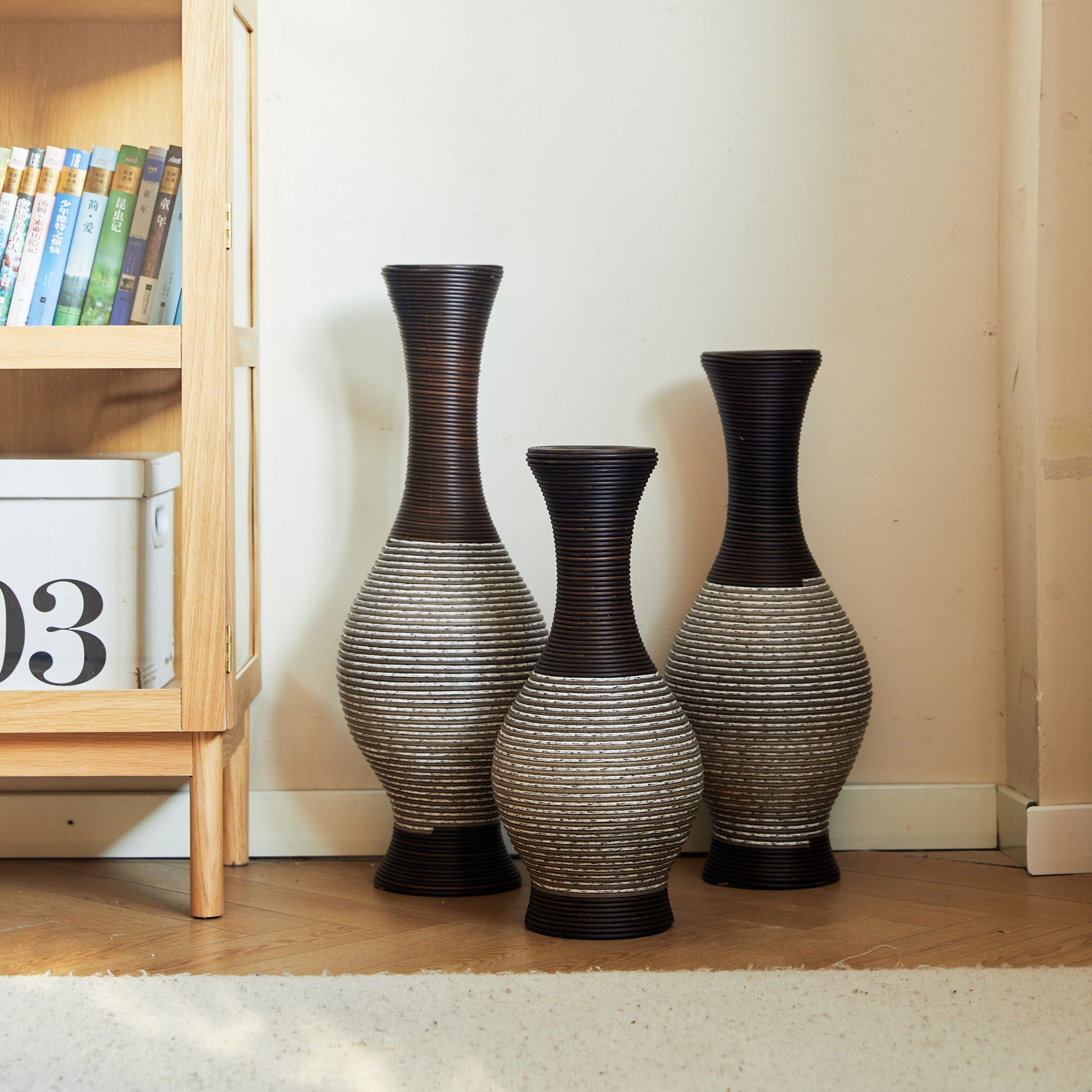 Tall Designer Floor Vase