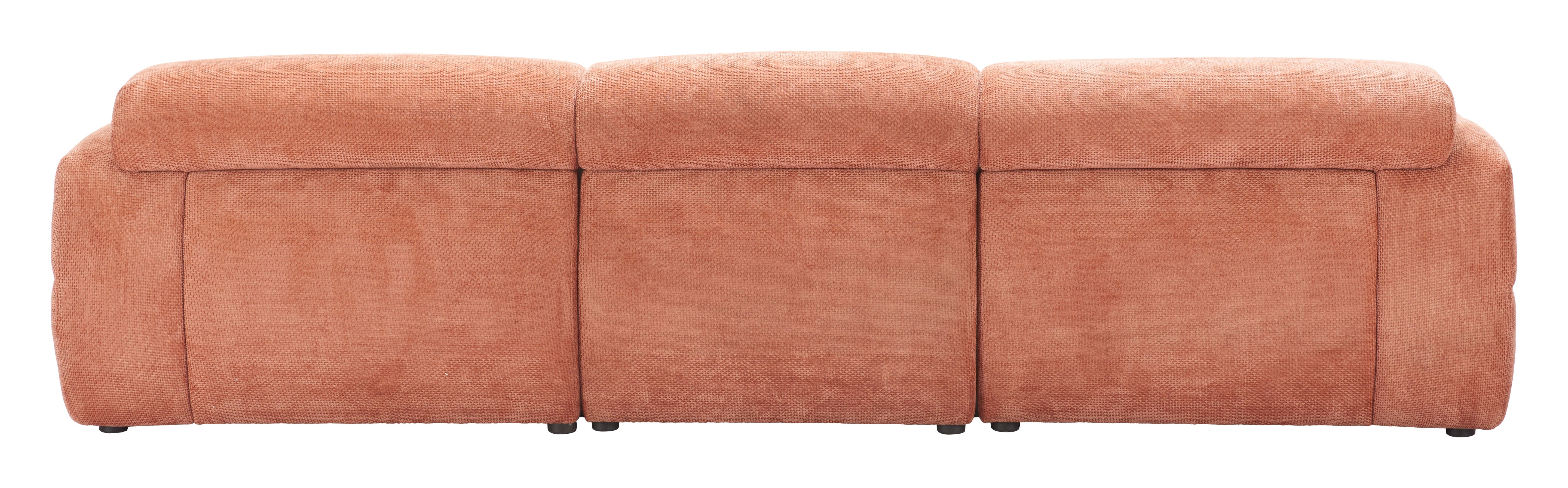 Alis Modular Sectional Orange by Zuo Modern