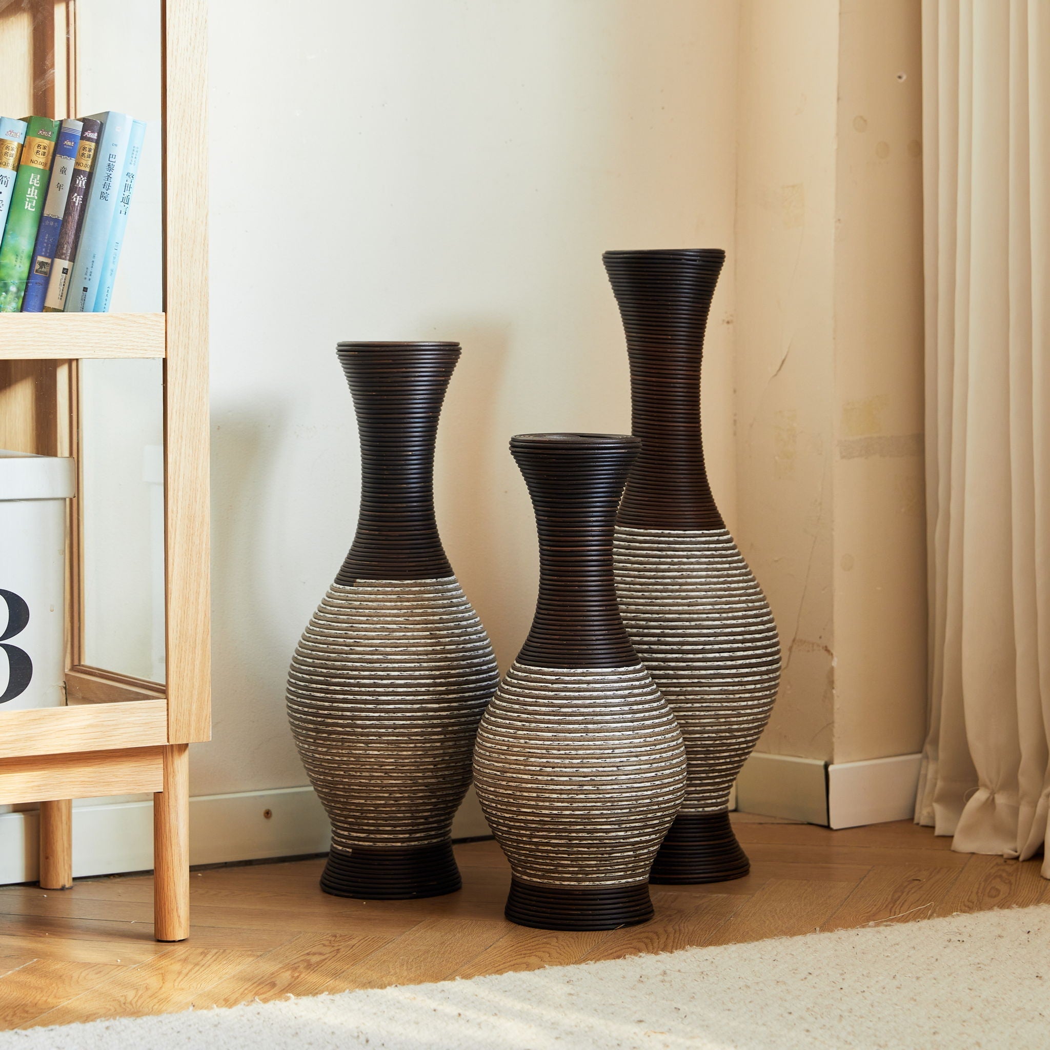Tall Designer Floor Vase