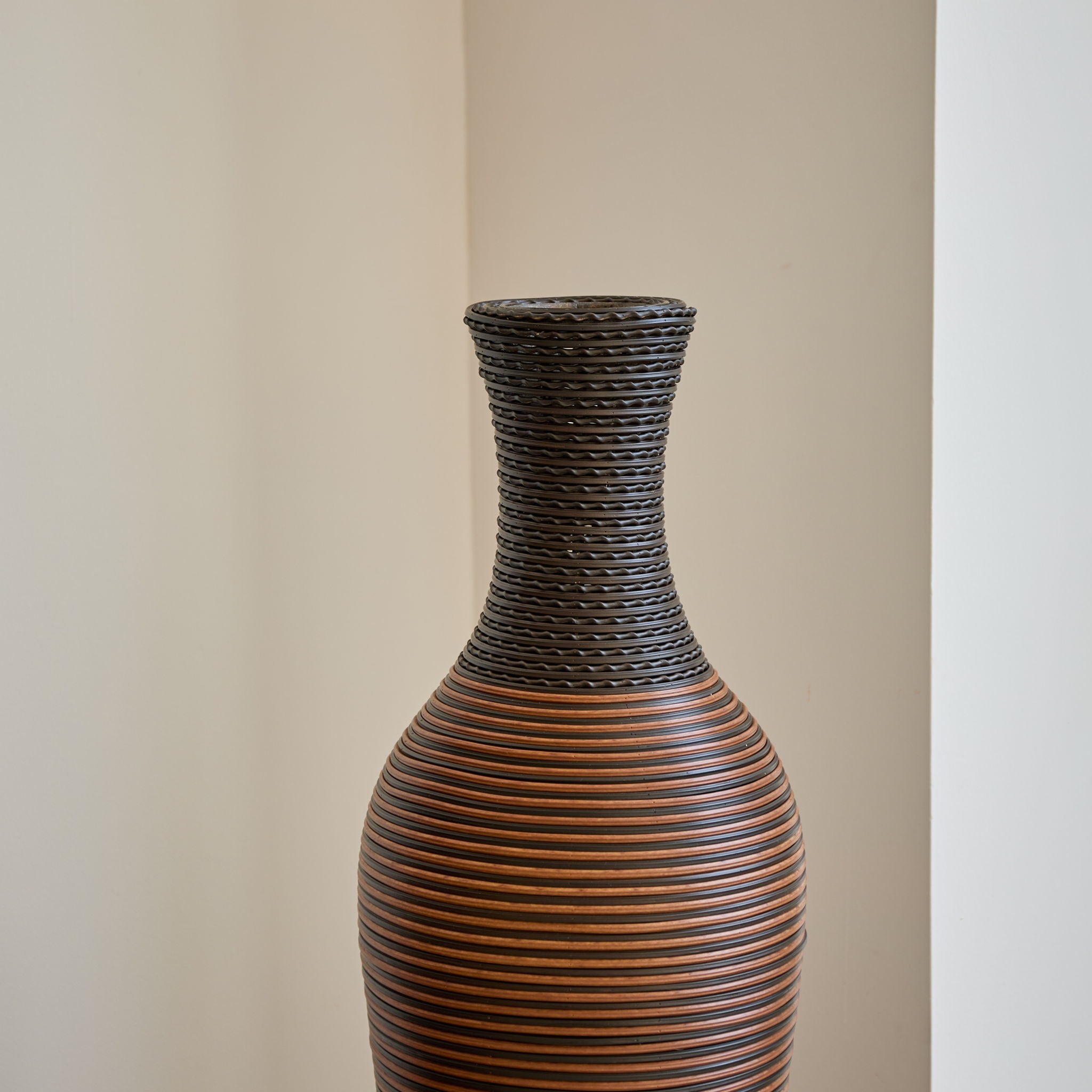 Tall Woven Floor Vase