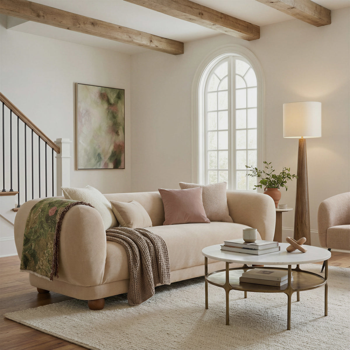 Boet Loveseat Taupe by Zuo Modern