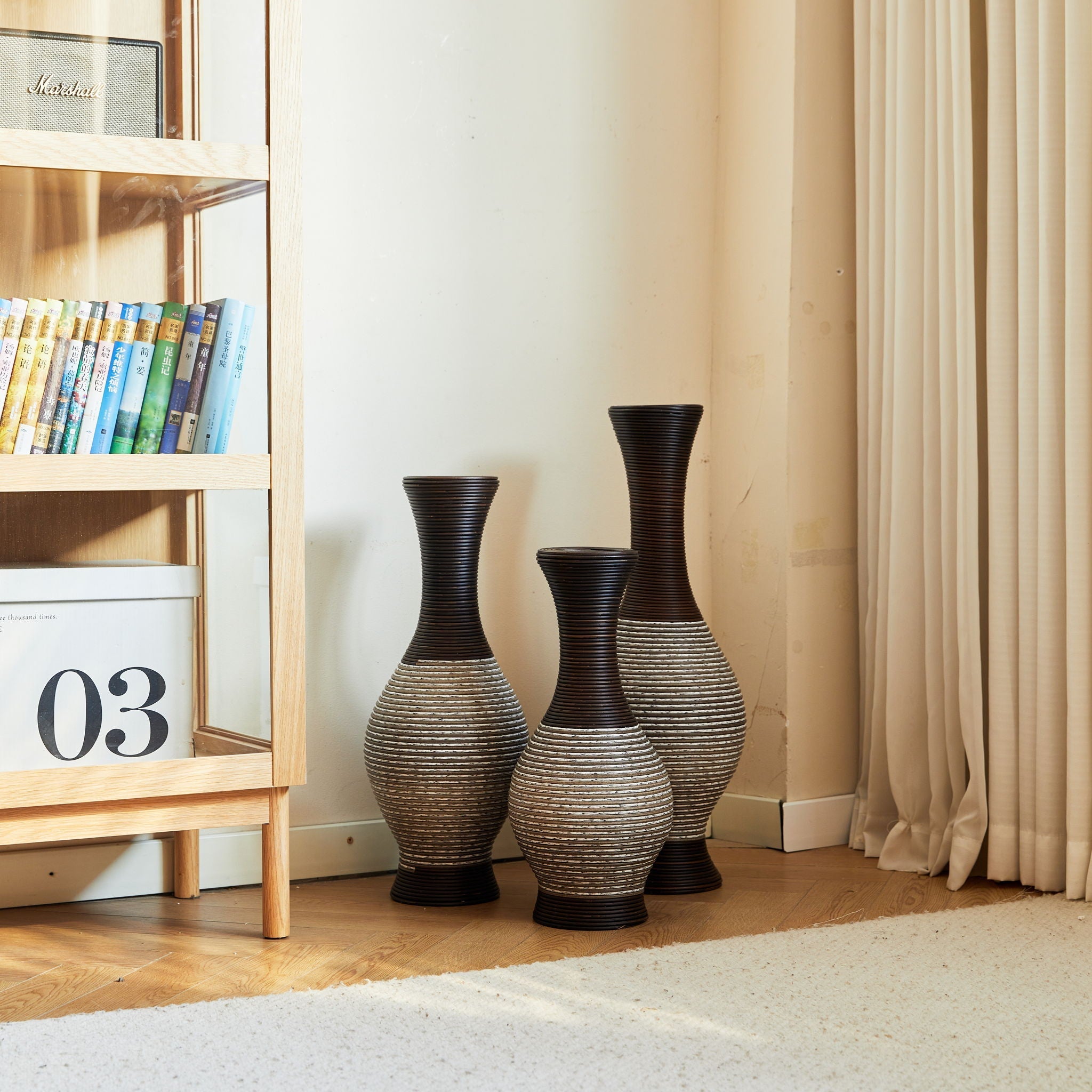 Tall Designer Floor Vase