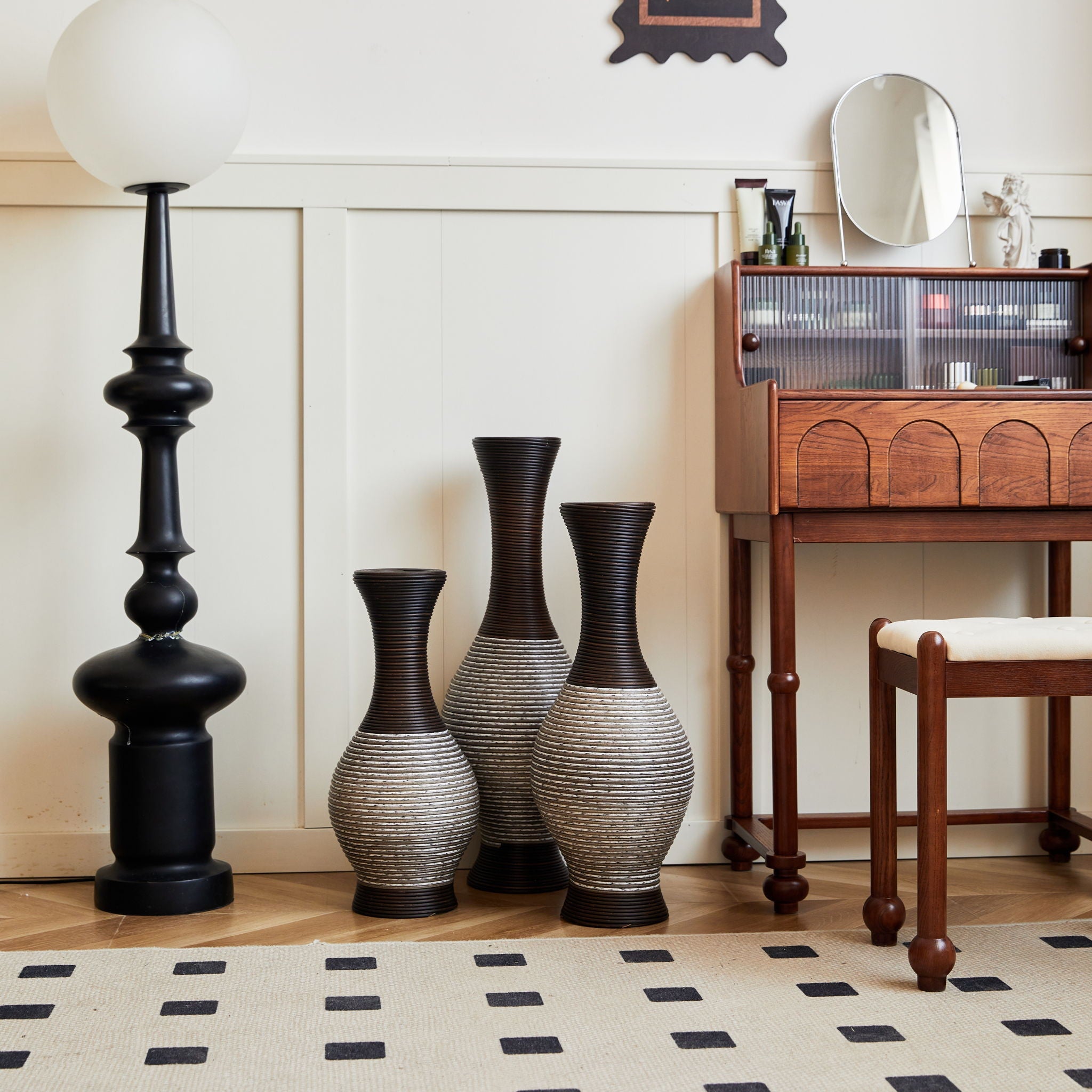 Tall Designer Floor Vase