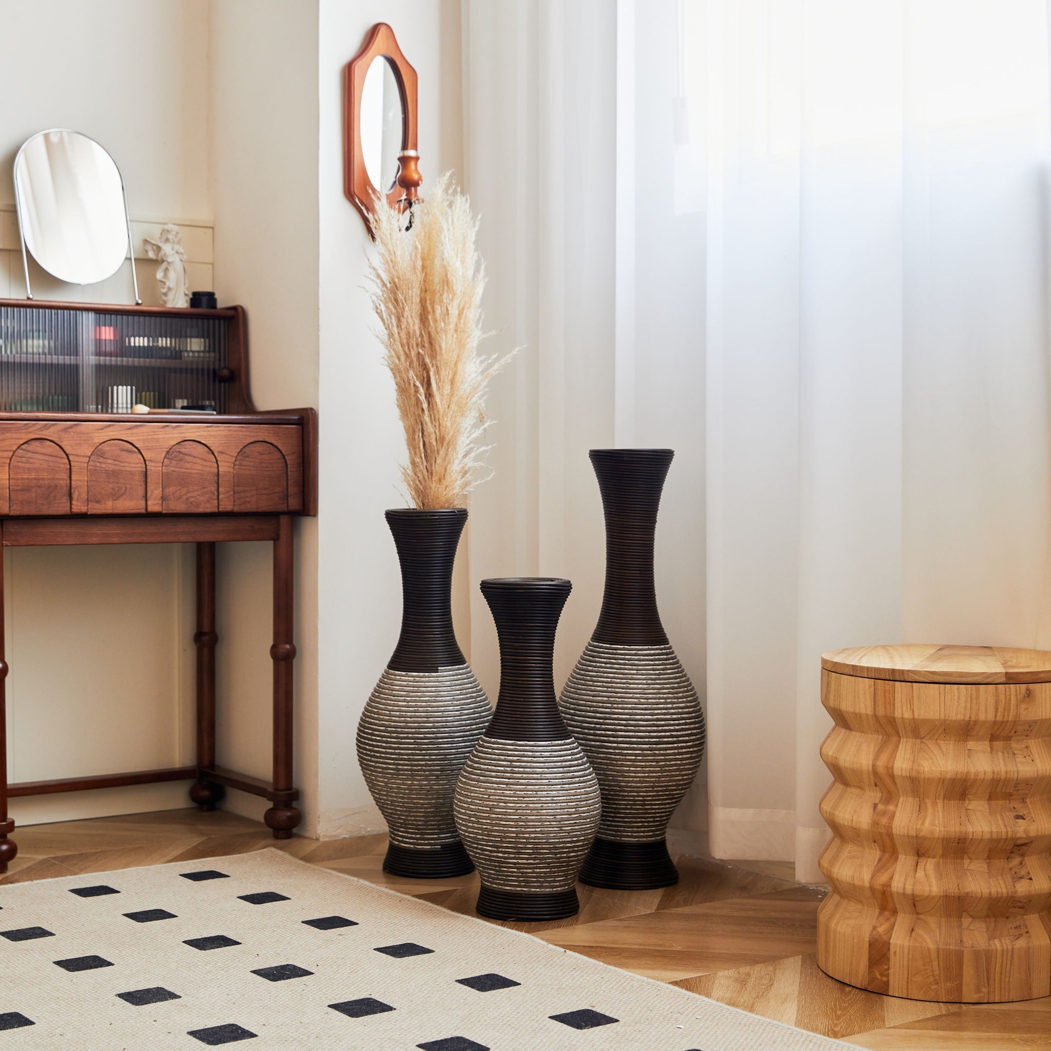 Tall Designer Floor Vase