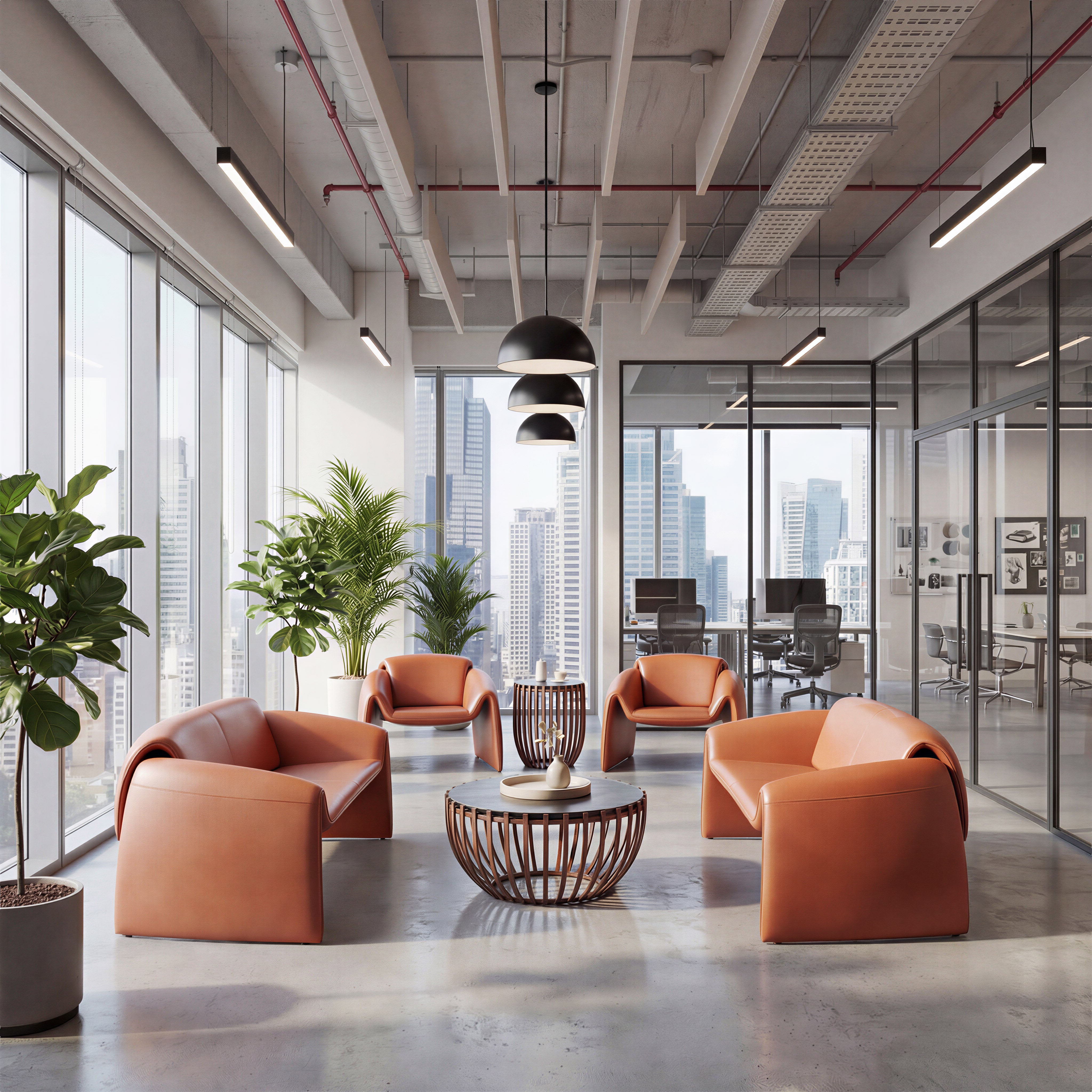 Horten Sofa Brown by Zuo Modern