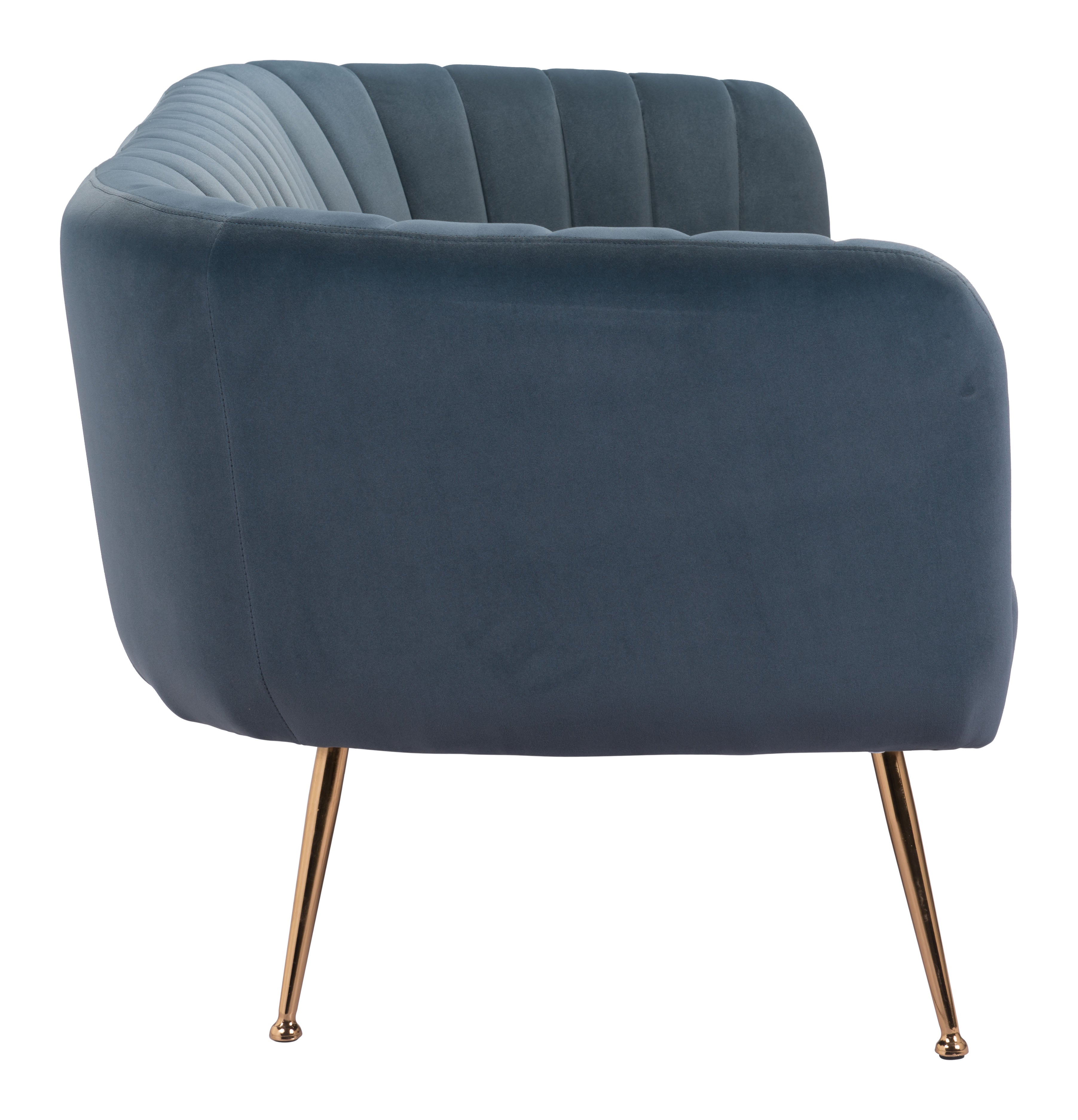 Deco Sofa Gray by Zuo Modern