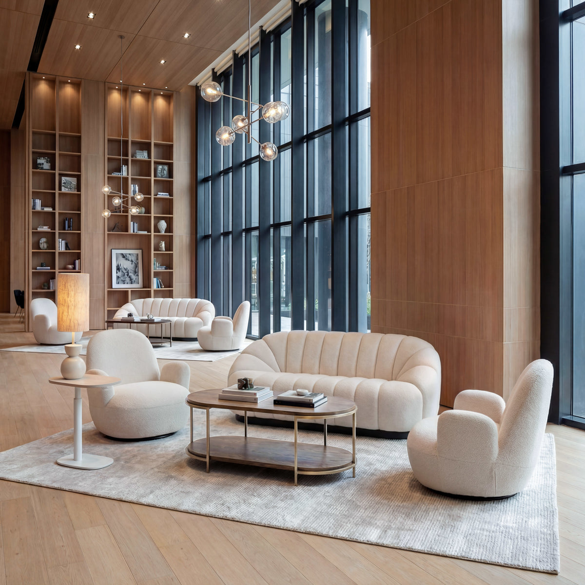 Bhutan Sofa Cream by Zuo Modern