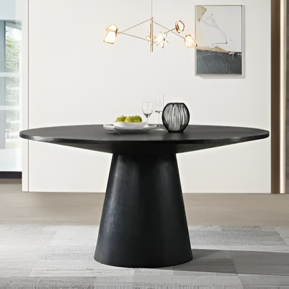 Black Wooden Dining Table