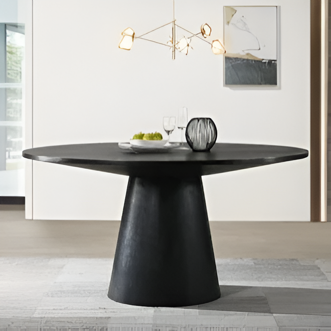 Black Wooden Dining Table