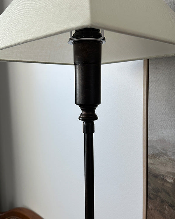 36" Adjustable Ivory Table Lamp