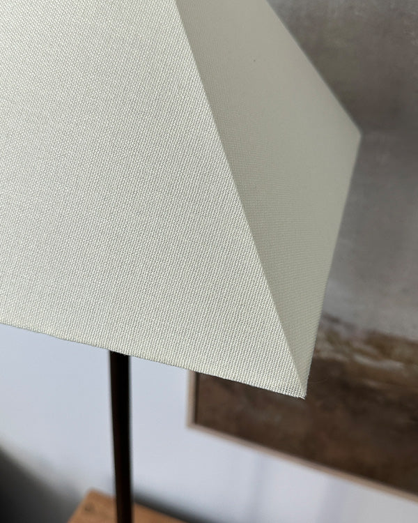 36" Adjustable Ivory Table Lamp