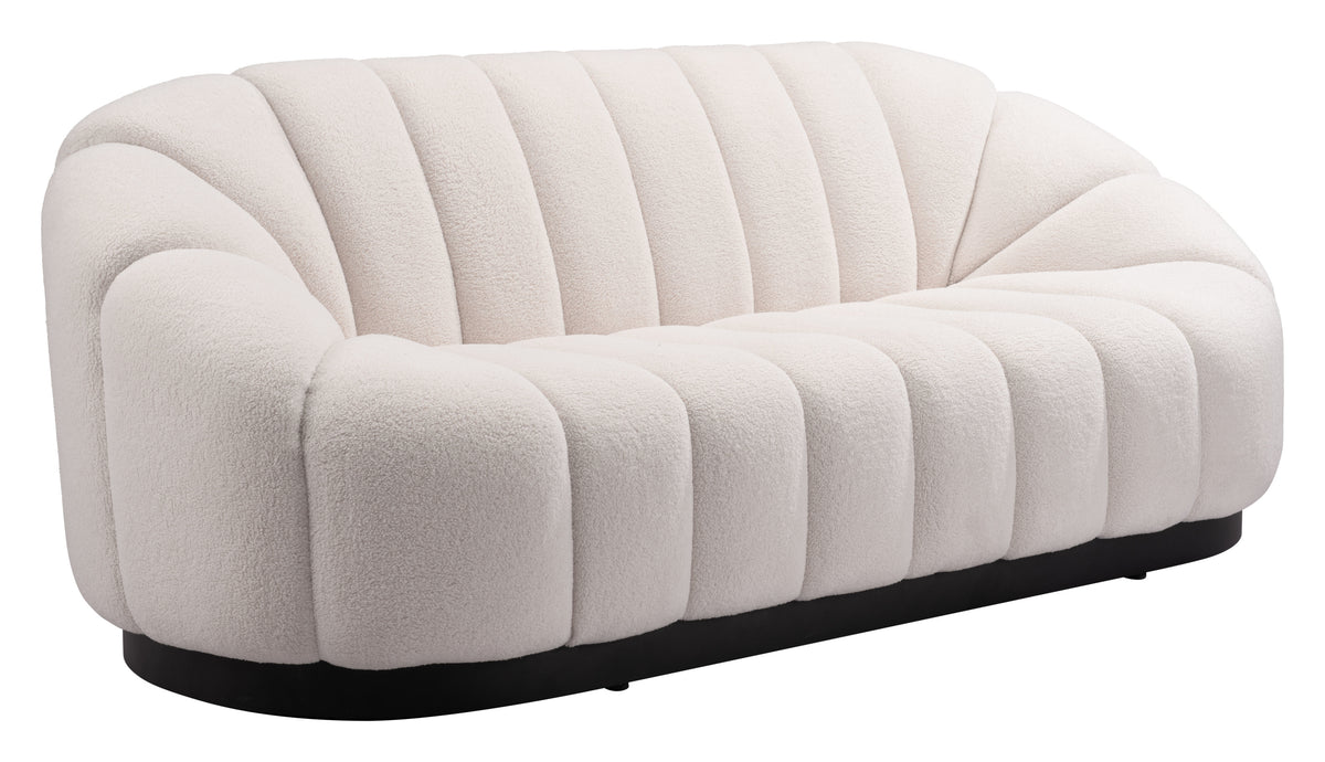 Bhutan Sofa Cream by Zuo Modern
