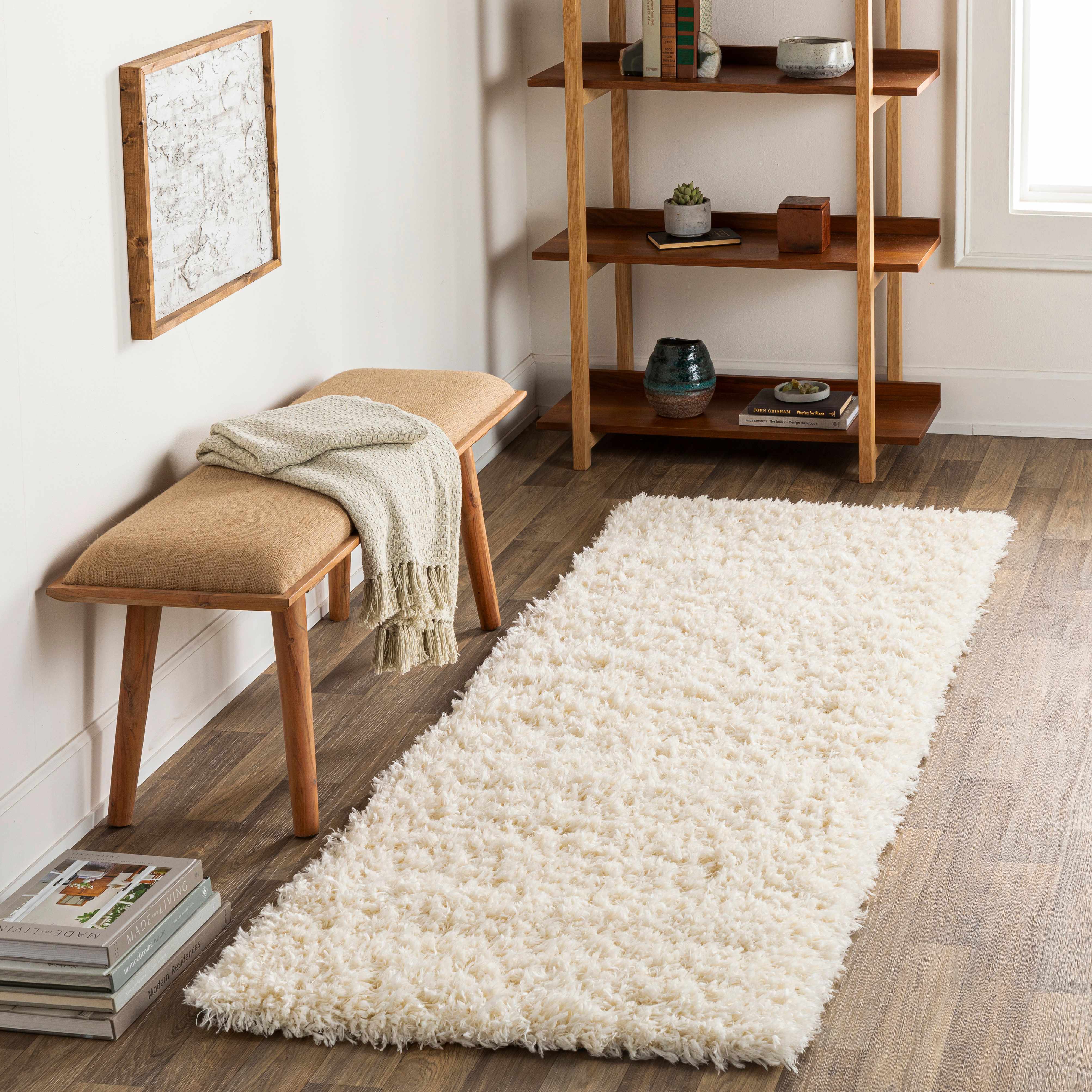 Siari Plush Cream Area Rug